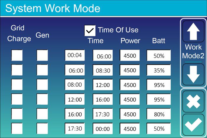Deye time of use no grid charge no grid charge time of use settings deye