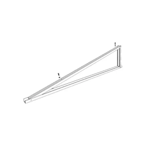 KD Solar adjustable V-frame brackets for landscape mounting
