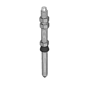 KD Solar hanger bolt for a wood substructure
