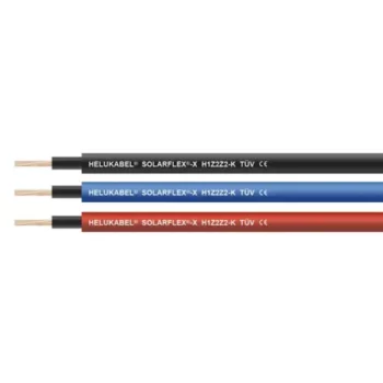 Helukabel - 10mm2 Solarflex 1800v single-core DC cable 250m - Black