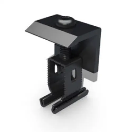 Renusol - End Clamp+ 30 - 50mm Black