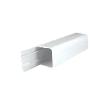 50x50mm White PVC Trunking -  3m length