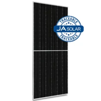 JA Solar - 595w N-type Bifacial Double Glass Half-Cell MBB Traceable LB Solar Panel (36)