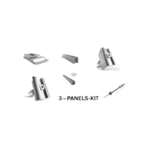 Schletter - Pro Hangerbolt Solution for wood purlin roof 3 panels in portrait rail mounting Kit